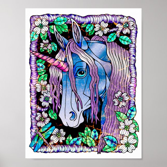 Poster Fantasy Grunge Forest SColor Art (Frente)