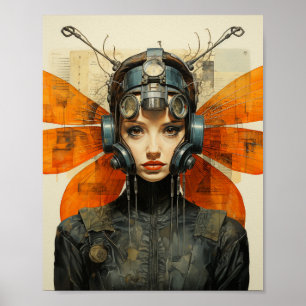 Poster Fantasy Insect Mulher