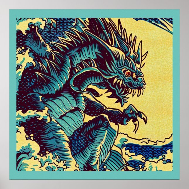 Poster Fantasy Kaiju Anime - Corte 1 (Frente)