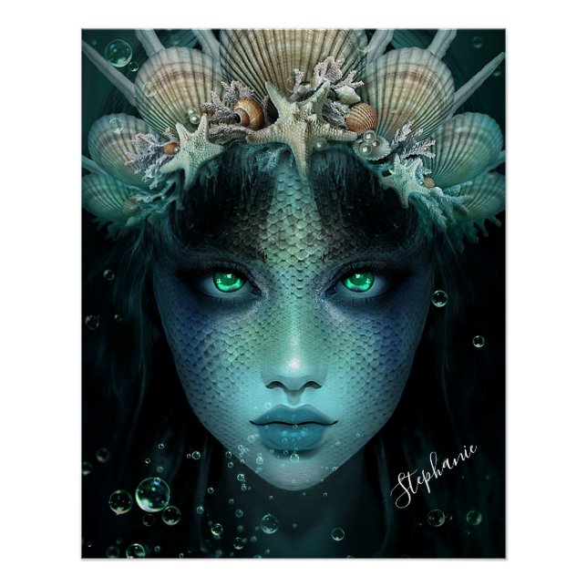 Póster Fantasy Mermaid (Frente)