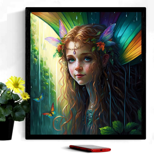 Poster Fantasy Rainbow Fairy Girl (Criador carregado)