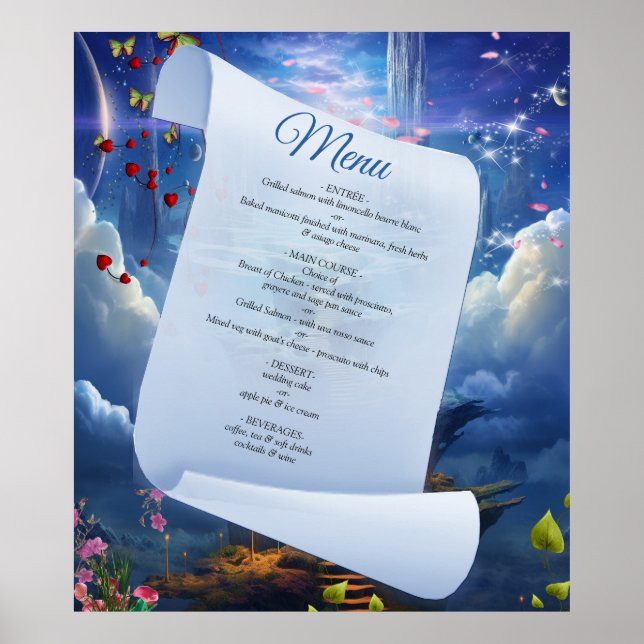 Poster Fantasy Realms of Magic Scenery designs (Frente)