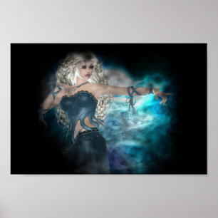 Poster Fantasy Sky Siren Vignette