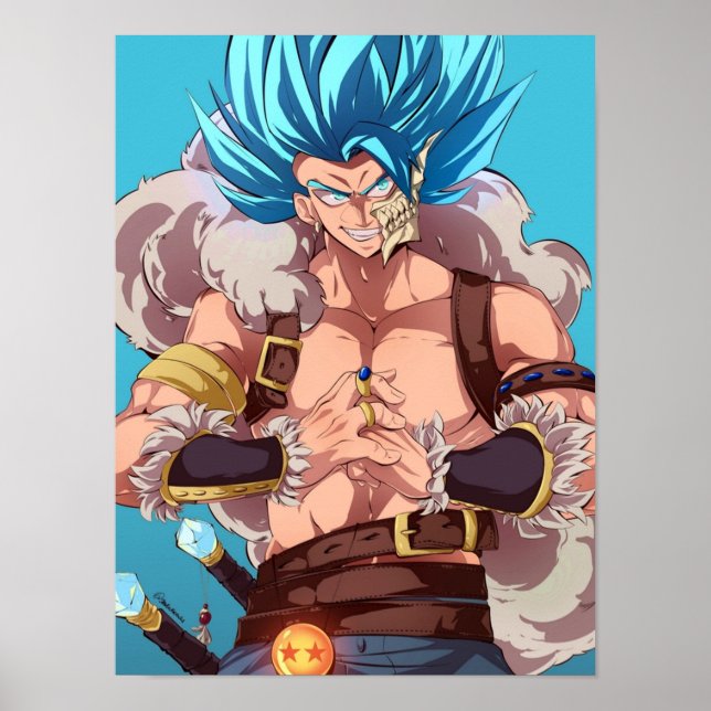 Poster Fantasy SSJ Blue Gogeta (Frente)