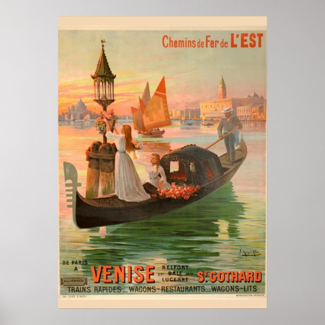 Póster Fantasy Venice (Frente)