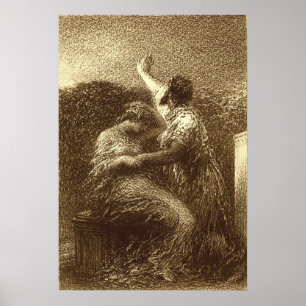 Poster Fantin-Latour - A Mage Baltazar E Fatime