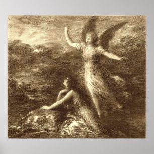 Poster Fantin-Latour - Paraíso E La Peri