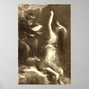 Poster Fantin-Latour - Parsifal Act II Evocation Kundry