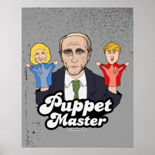 Póster Fantoche Mestre Putin