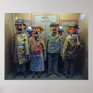 Poster Fantoches automatizados Mecanique de Musee - San