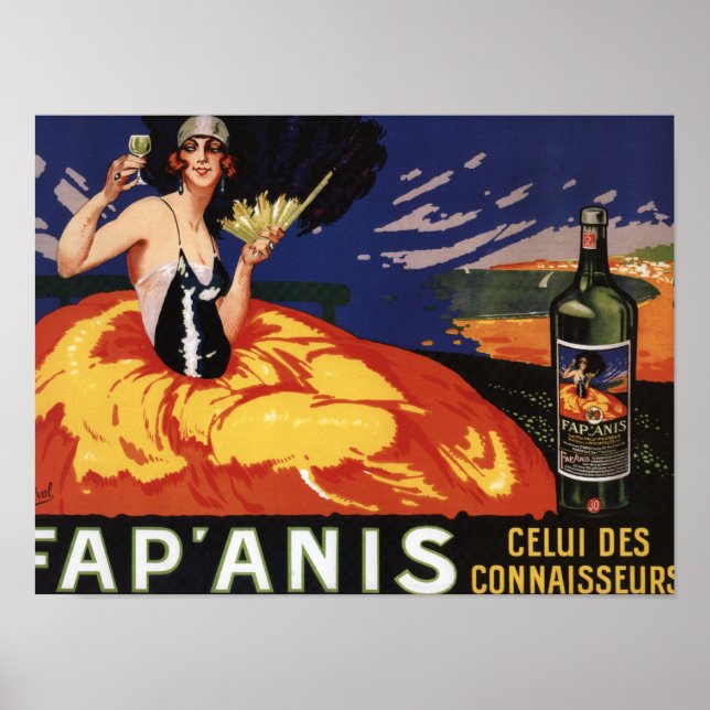 Poster Fap'Anis Celui Des Connaisseurs (Frente)