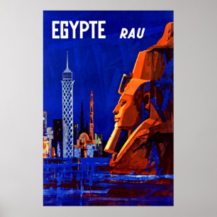 Póster Faraó Ramses do ~ de Egypte