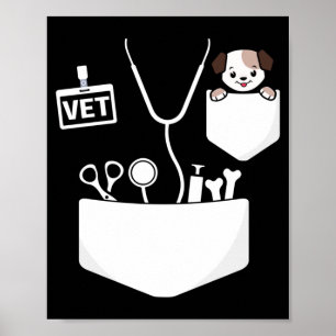 Poster Farda de Veterinário Infantil para Halloween