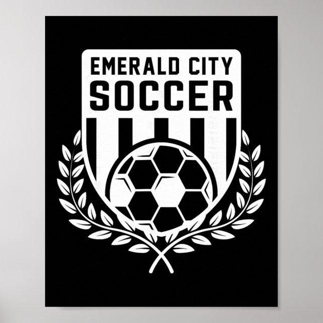 Poster Fardo de Futebol do Wizard Of Oz Cidade Esmeralda  (Frente)