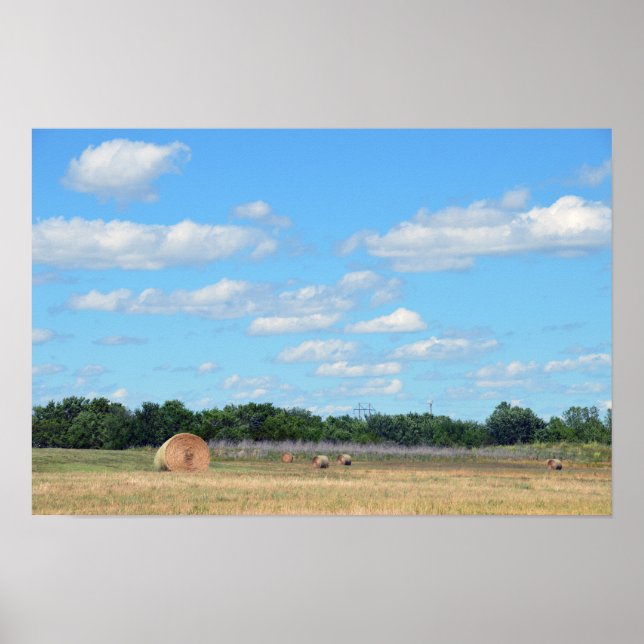Poster Fardos de Feno do Kansas (Frente)
