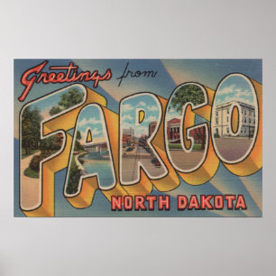 Poster Fargo, North Dakota - grandes cenas da letra