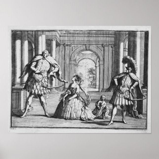 Póster Farinelli, Cuzzoni e Senesino em Handel (Frente)