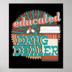 Poster Farmacêutica Funny Pharmacy Tech Gift