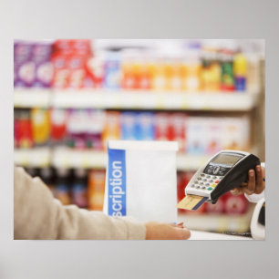 Póster Farmacêutico com dispositivo de segurança para cli