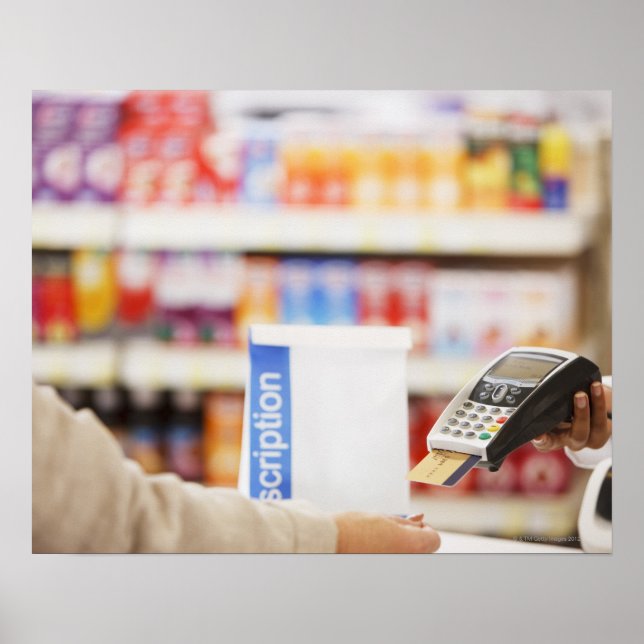 Póster Farmacêutico com dispositivo de segurança para cli (Frente)