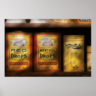 Póster Farmacêutico - gotas de tosse