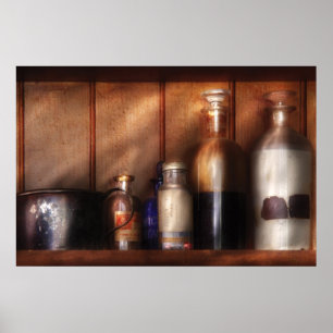 Poster Farmacêutico - Ingredientes Médicos