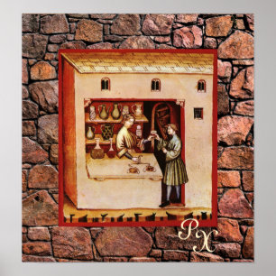 Poster FARMACIA ANTIQUICA,Farmacêutico,Medicamento,Drugst
