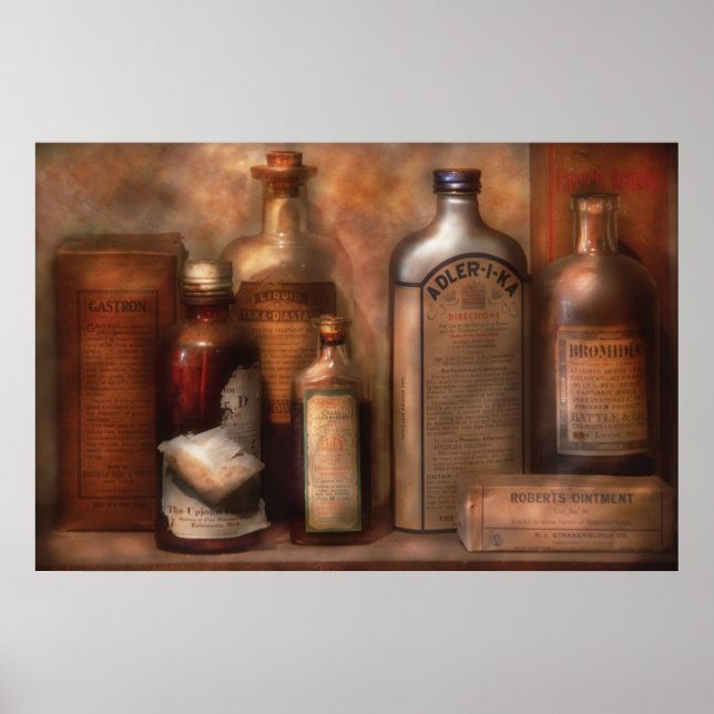 Póster Farmácia - Recursos de indigestão (Frente)