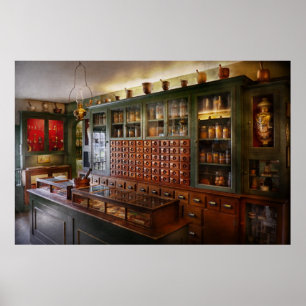 Póster Farmácia - Vou sair daqui a um minuto