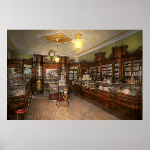 Póster Farmácia - Weller's Pharmacy 1915