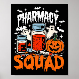 Poster Fármacos Cuja Pílula Farmacêutica Esquadrão Ha