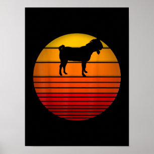 Poster Farmário Vintage Retro Sunset Engraçado Fazenda 