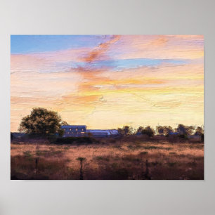 Poster Farmers Morning Painterly