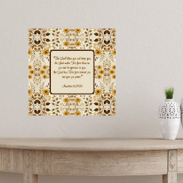 Poster Farmhouse Floral Bênção