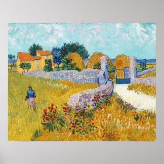 Poster Farmhouse in Provence (1888) por Vincent Van Gogh