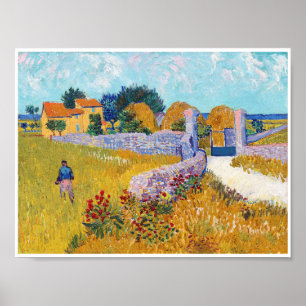 Poster Farmhouse in Provence, Van Gogh