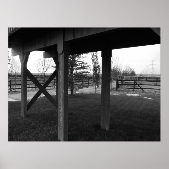 Poster Farmington Utah Horse Fazenda (Frente)