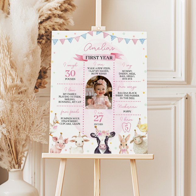 Poster Farmyard Animal Primeiro Ano Fotografia Marco Post (Criador carregado)