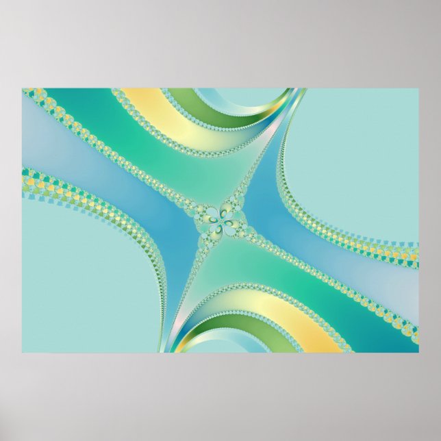 Poster Faro - Arte Fractal (Frente)