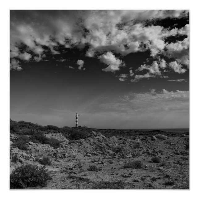 Póster Faro de Abona, Tenerife (Frente)