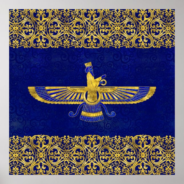 Poster Farohar - faravahar - Fravashi (Frente)