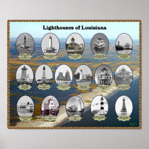 Poster Faróis de Louisiana