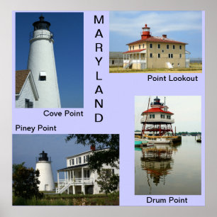 Póster Faróis de Maryland