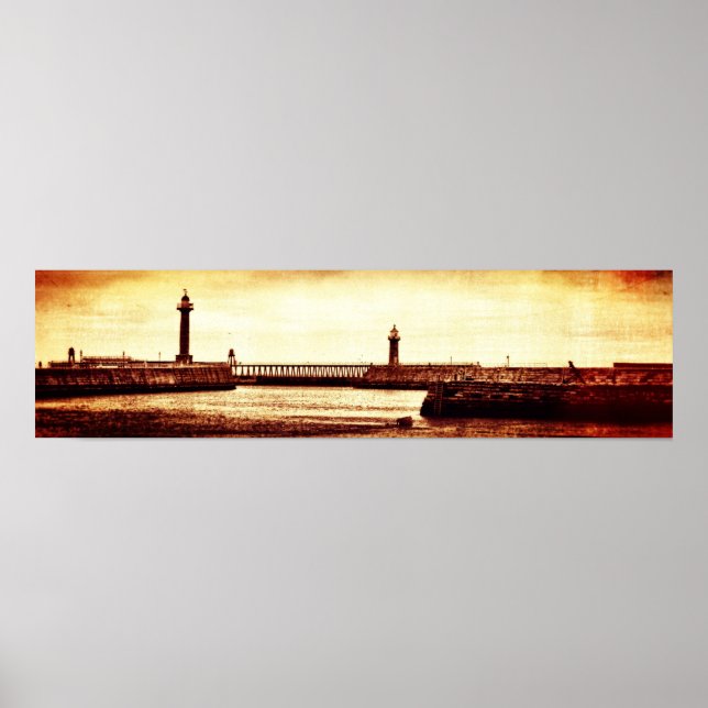Poster Faróis de Whitby (Frente)