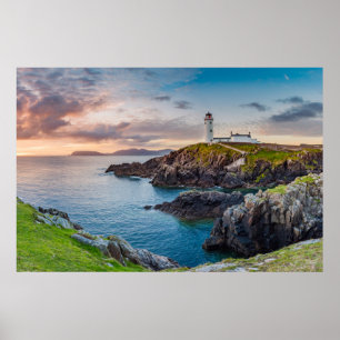 Poster Faróis Fanad Head Lighthouse Irlanda