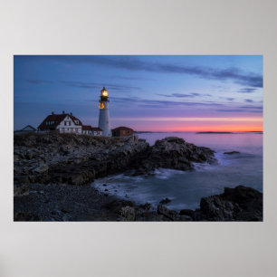 Poster Faróis Farol de Cabo Elizabeth Maine