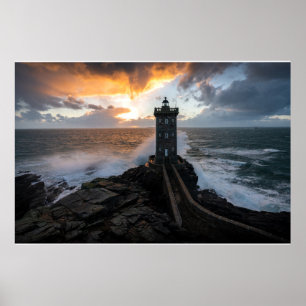 Poster Faróis Farol Le Conquet Kermorvan
