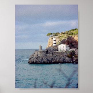 Poster Faróis no mar