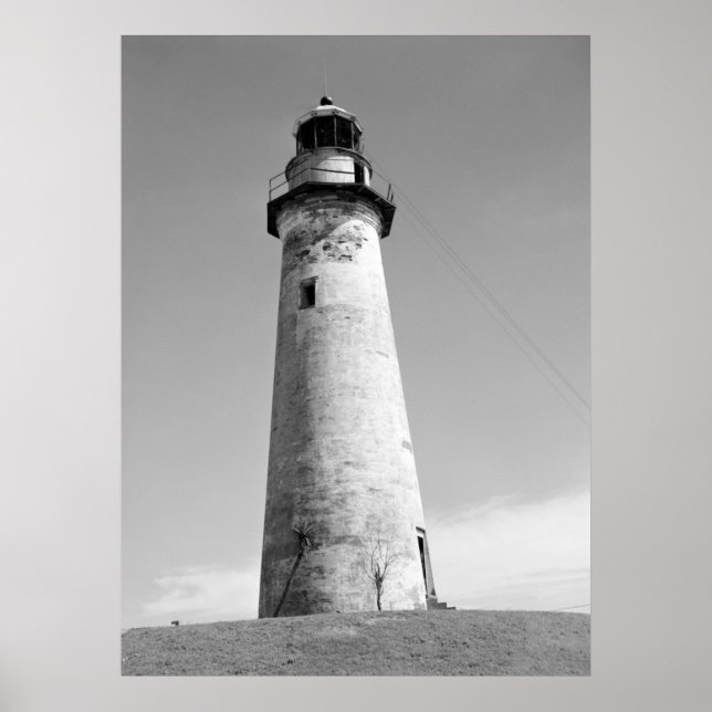 Póster Farol abandonado, Port Isabel, Texas, 1942 (Frente)