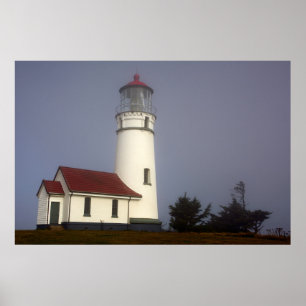 Póster Farol, Cape Blanco, Parque Estadual Cape Blanco